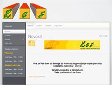 Tablet Screenshot of les.hr